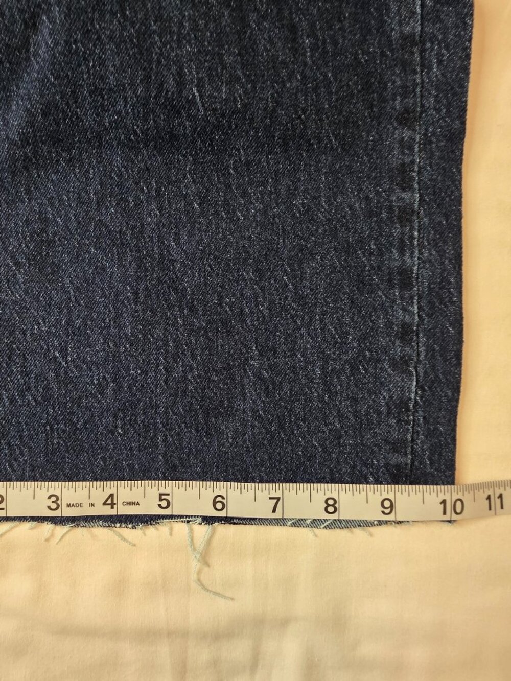 NWT Old Navy Extra High-Rise Sky-Hi Wide Leg Dark Wash Denim Jeans, Size 6 Tall - Picture 7 of 9